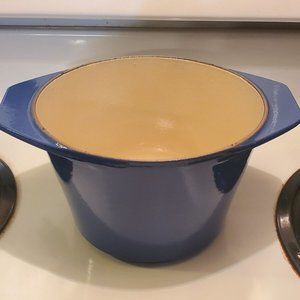 Blue Le Creuset Fondue Pot